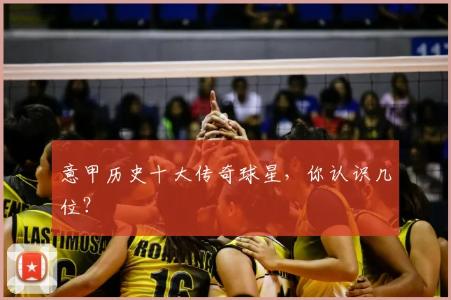 意甲历史十大传奇球星，你认识几位？